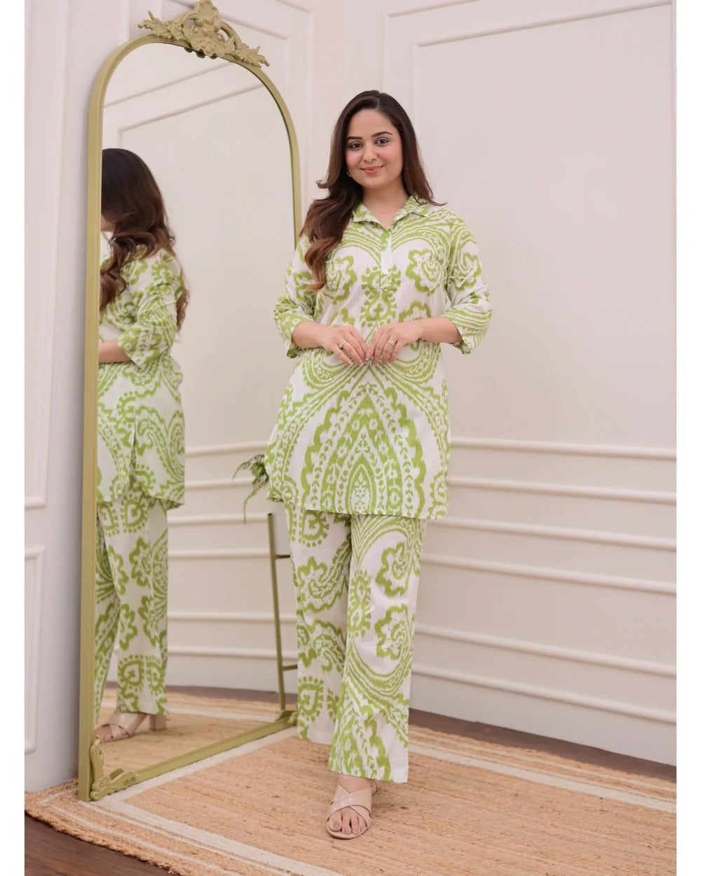 Women Pure Cotton Printed-Co-Ord Set