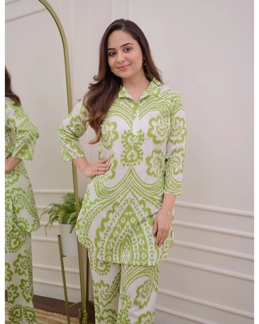 Women Pure Cotton Printed-Co-Ord Set