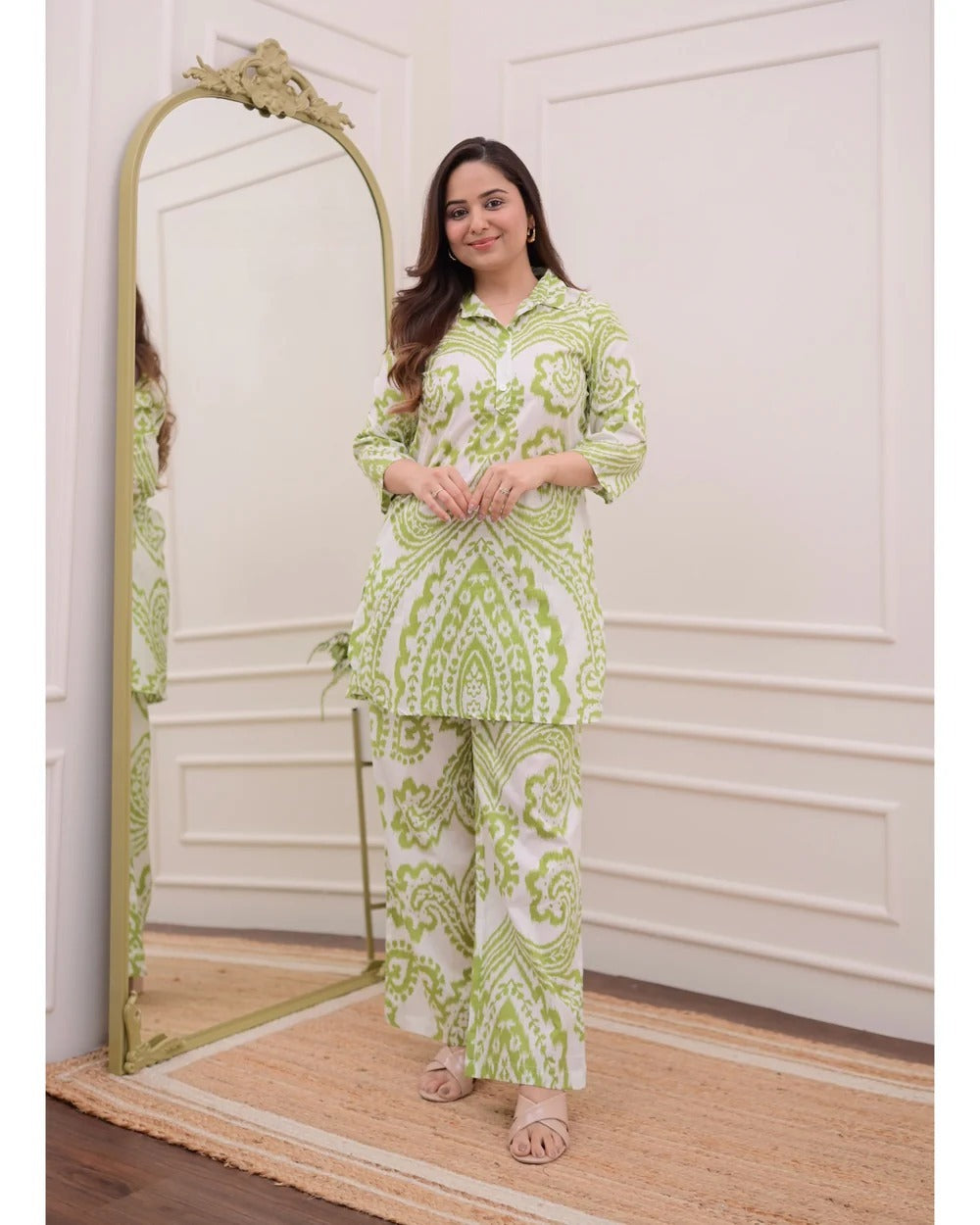 Women Pure Cotton Printed-Co-Ord Set