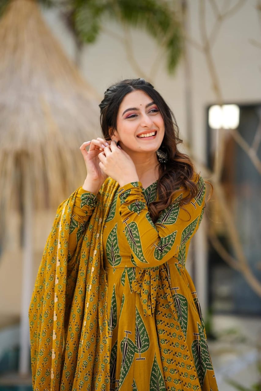 Yellow Katie Cotton Suit Set