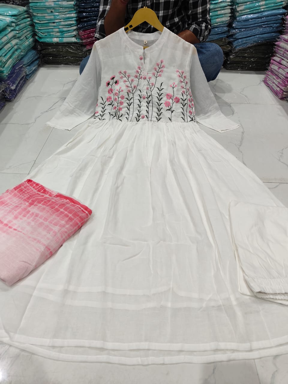 Beautifully Mul Cotton  Tai Dai printed dupatta Upgrade your wardrobe
